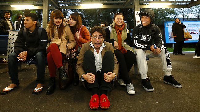 Joe Hildebrand Takes To The Streets Of Bankstown To Do The Paul Keating Red Shoe Shuffle Daily 0233