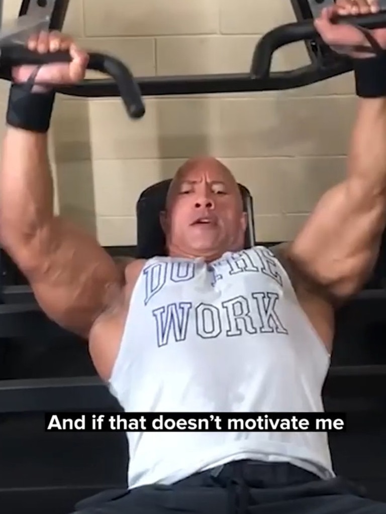 Gym Memes - Dwayne The Rock Johnson says.