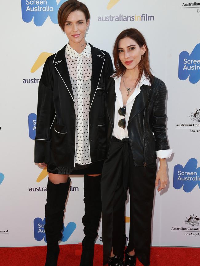 Ruby Rose and Jessica Origliasso’s relationship saga is far from over. Picture: Leon Bennett/Getty Images for Australians In Film