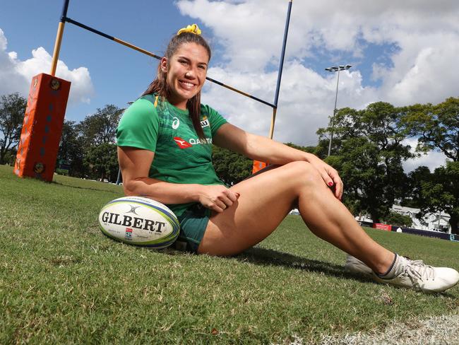 Stanthorpe’s Charlotte Caslick has multiple gold medals under her belt, and it’s hoped an honorary rugby competition will inspire girls to enter the sport. (Photo: Liam Kidston)