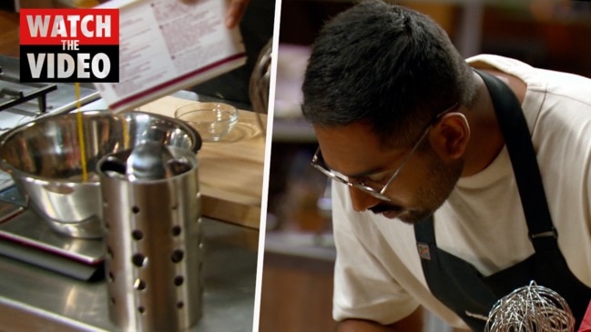 Justin's relatable error may cost him (MasterChef)