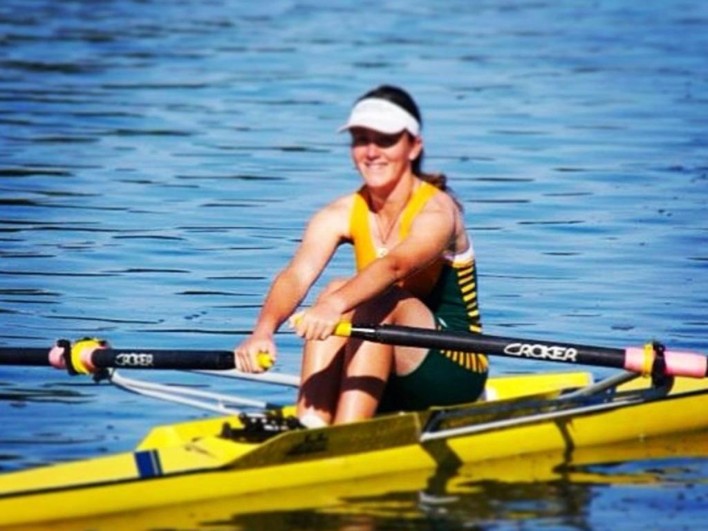 Anna Fairleigh was a talented rower, and competed at state titles. Picture: Supplied