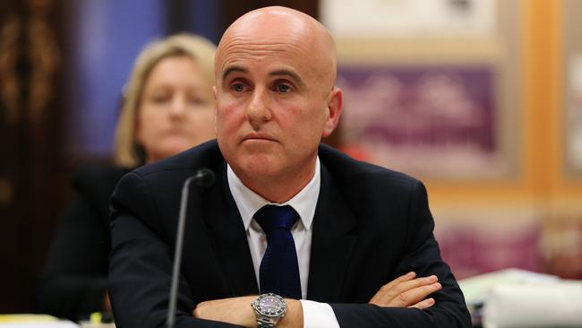 Education Minister Adrian Piccoli was grilled at budget estimates on his plan for schools along the corridor last week. Picture: Toby Zerna