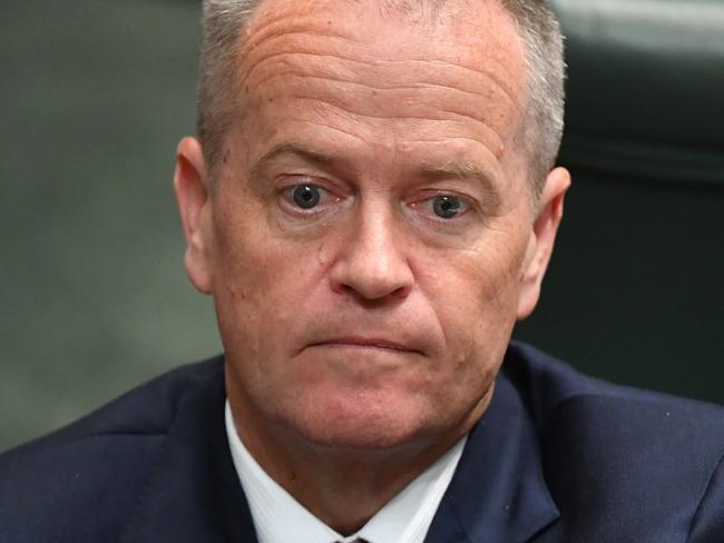 Leader of the Opposition Bill Shorten during Question Time in the House of Representatives at Parliament House in Canberra, Thursday, December 6, 2018. (AAP Image/Mick Tsikas) NO ARCHIVING