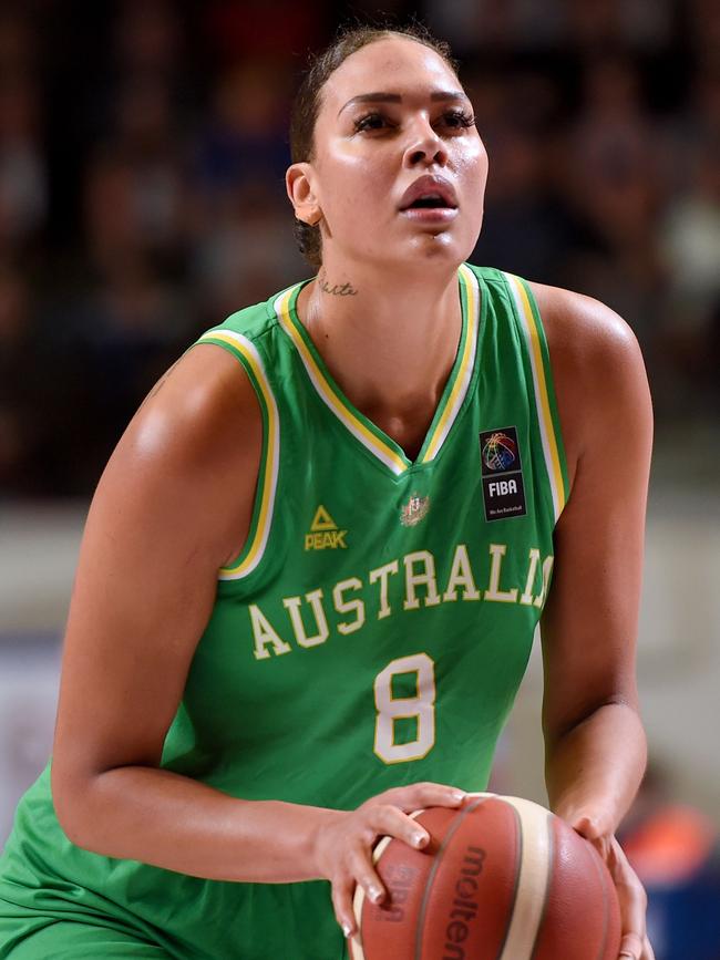 Liz Cambage. Picture: AFP