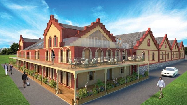 An artist's impression of the proposed Chateau Tanunda education centre development. Picture: Clement Cheng