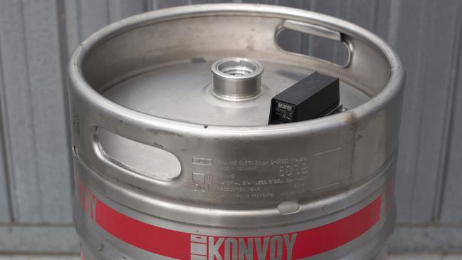 Thinxtra's IoT sensor on a beer keg can detect where it is located, its temperature and if it has fallen over.