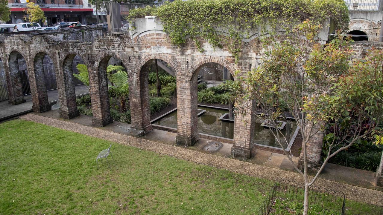 The Paddington Reservoir is reminiscent of French aqueducts. Picture: NewsWire / Simon Bullard.