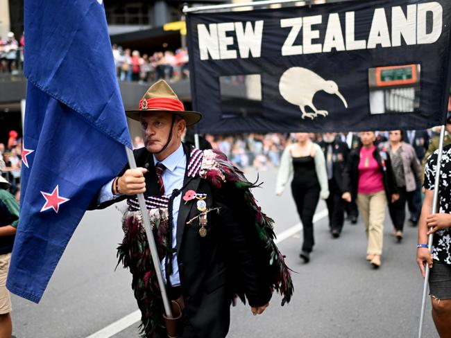 Anzac Day parade in Brisbane. Photo by Dan Peled/Getty Images