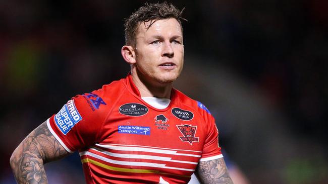 Todd Carney in action for Salford Red Devils.