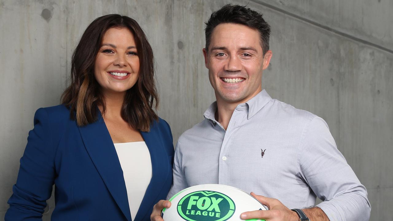 Fox League experts Yvonne Sampson and Cooper Cronk.