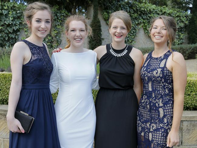 From left, Sophie Pilcher, Rebekah Morrison, Kaitlyn Tilley and Lisa Walker.