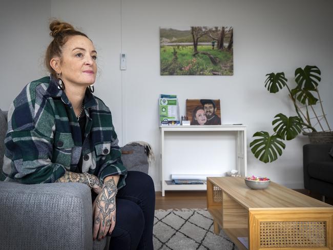 Faith Tkalac has opened "Jari's Place" in Huonville - a refuge for men and their children who have fallen on tough times or trying to escape violence. Picture: Chris Kidd