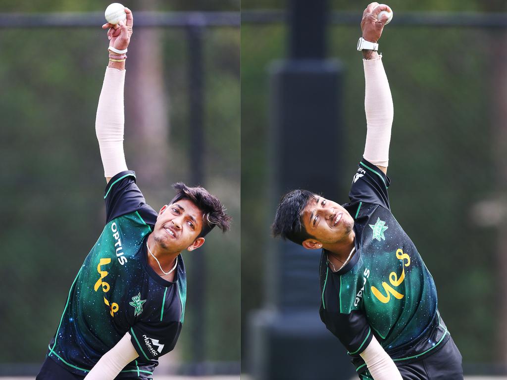 Stars gun Sandeep Lamichhane can bowl with both arms. Picture: Getty