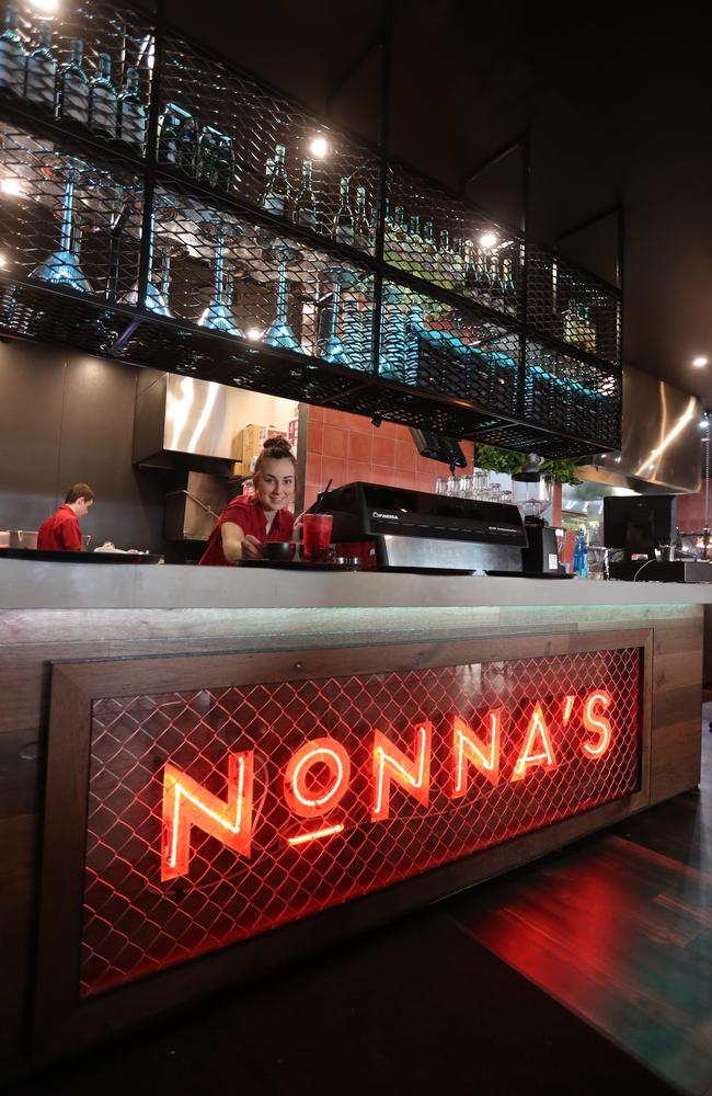 Nonna's Harbourtown have just undergone a massive $1m renovation and they’re backing up the bells and whistles with great eggs benny. Picture: Richard Gosling