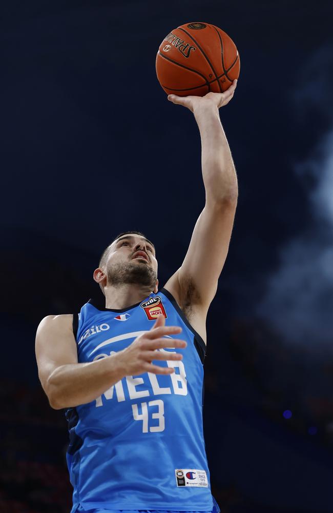 Chris Goulding picked up where he left off for Melbourne United. Picture: Getty Images