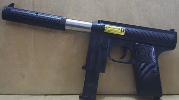 The Herald Sun understands that the toy gun was a cobra M206 model, simallar to this image.