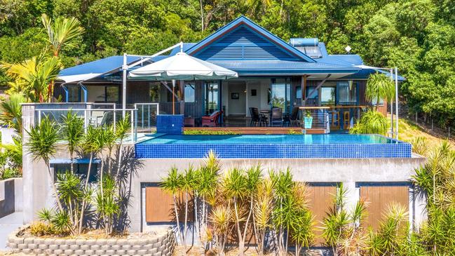 KIIS FM presenter Kyle Sandilands bought this stunning home at Mowbray, near Port Douglas on a 2.5ha block with stunning views, a massive entertaining area and a glorious infinity pool. Picture: Supplied