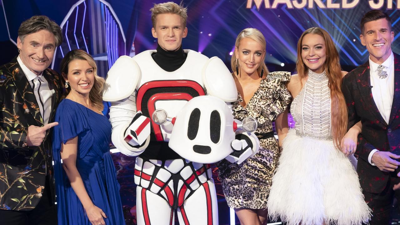 Cody Simpson won The Masked Singer Australia last year. Picture: Ten