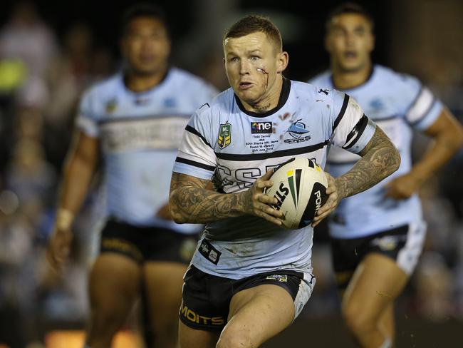 Todd Carney has been sacked by several clubs throughout his career, including Cronulla. Picture: Mitch Cameron