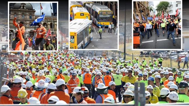 History of the CFMEU in Queensland.