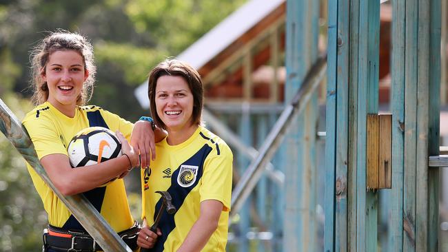 Candice and Georgia are raring to go for the Mariners academy