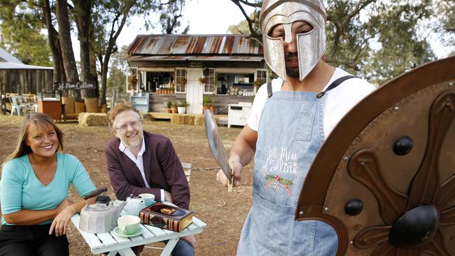 Mayor Yvonne Keane, Sport for Jove’s Damien Ryan and Lil Miss Collins owner Tony Moussa are getting ready for the Roman season.