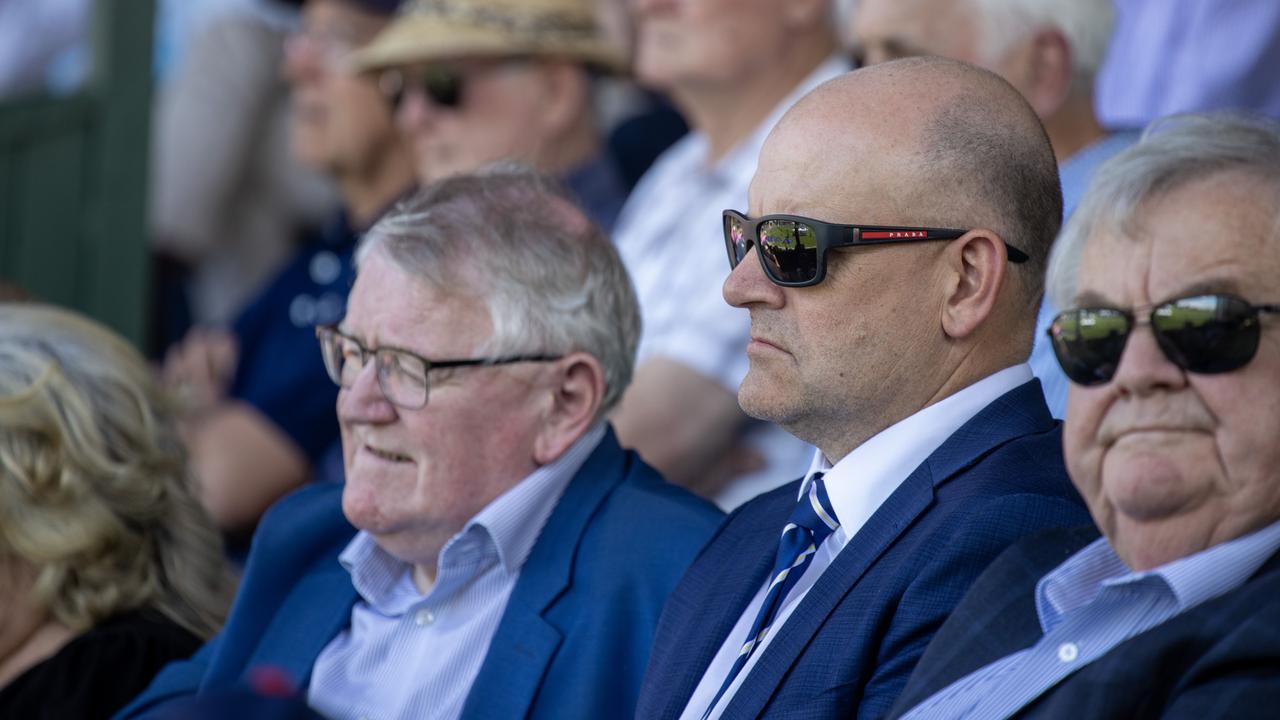 The Memorial Service for Walter Miller OAM at Norwood Oval. Picture: Kelly Barnes