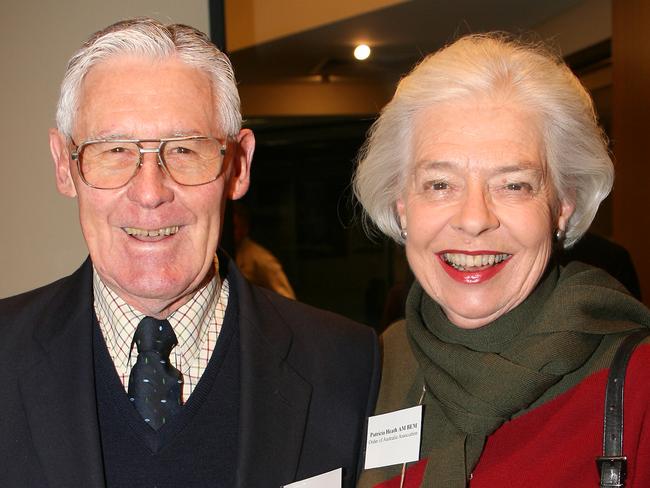 Civic reception for 2007 Order of Australia recipients Lindsay Heath and Patricia Heath AM, BEM