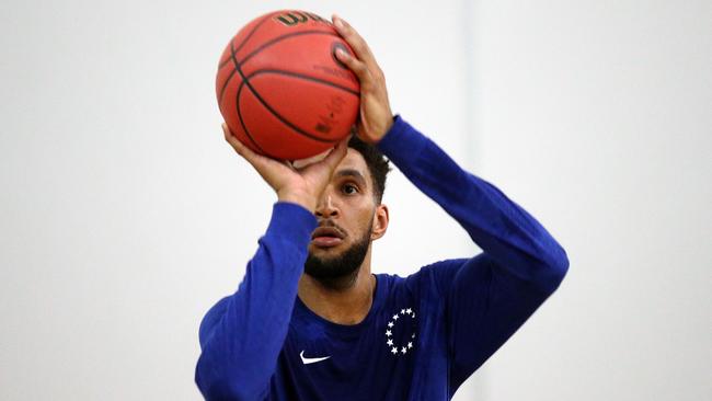 Jonah Bolden was disappointed with his free throw shooting. Picture: Getty.