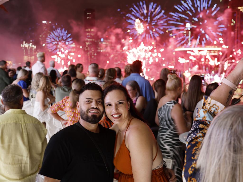 Fireworks viewed from the Emporium Hotel. Picture: J&amp;A Photography