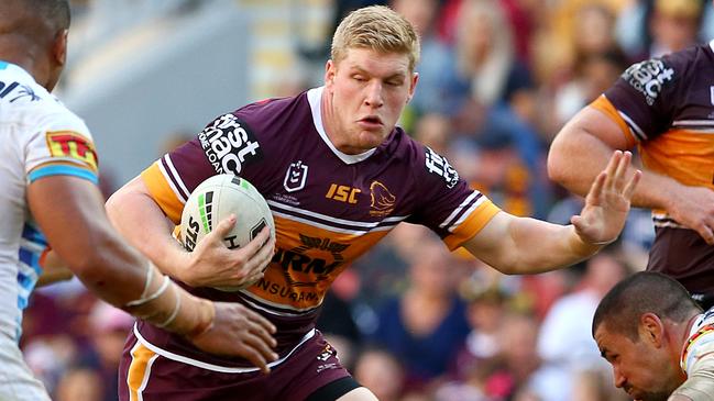 Thomas Flegler is on the cusp of an Origin debut. Picture: Jono Searle/Getty