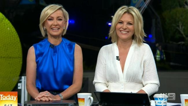 Jacobs will join Deb Knight and Georgie Gardner. Picture: Nine 