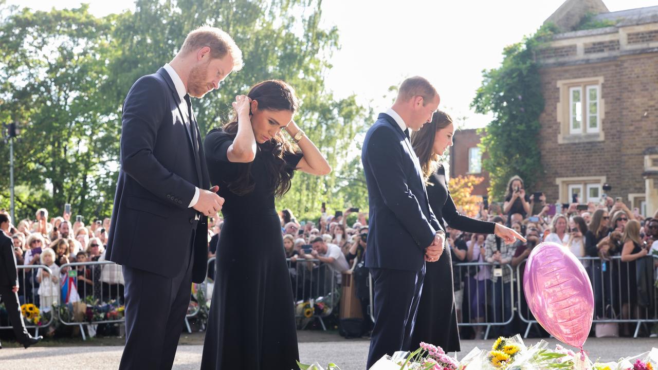 However, the foursome surprised mourners. Picture: Chris Jackson/ WPA Pool/ Getty Images.