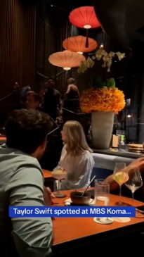 Taylor Swift's security attempts to stop people filming in Singapore restaurant