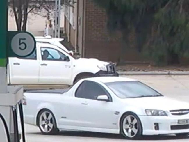 Police released CCTV of car believed to be driven by Daniel Ede. Source Victoria Police