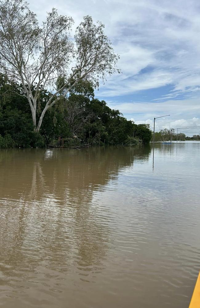 Borroloola was hit with record breaking flooding following Cyclone Megan on March 18, 2024. Picture: Roper River Council