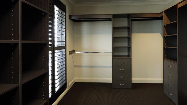 Master bedroom walk-in wardrobe.