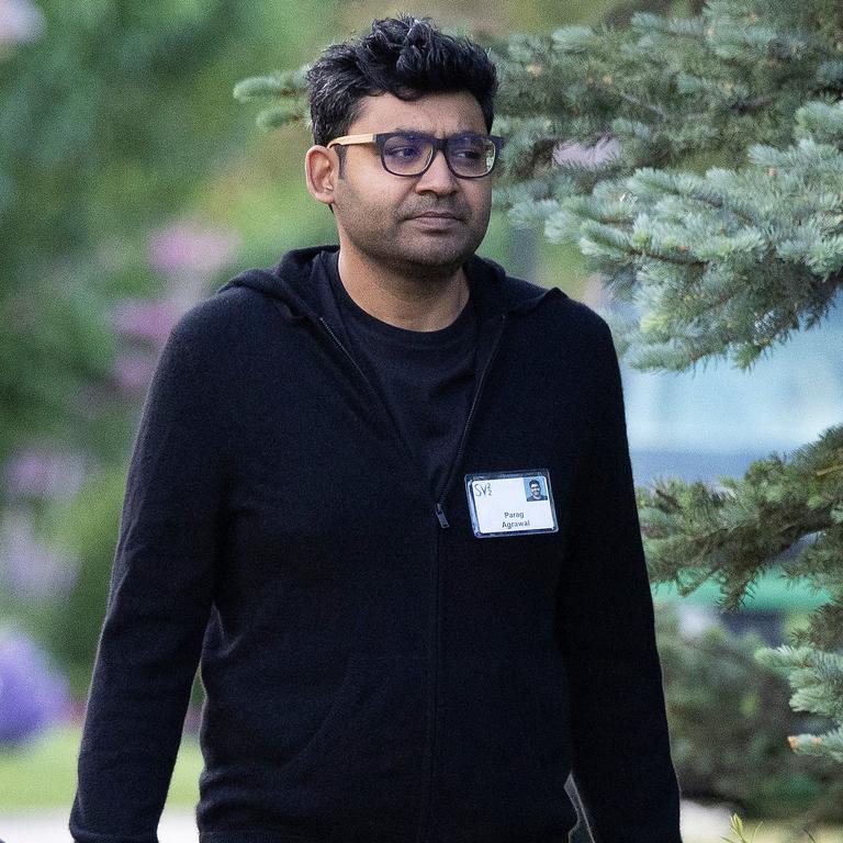 Parag Agrawal, CEO of Twitter, was among the first to go when Elon Musk took control of Twitter and fired its top executives. Picture: Kevin Dietsch