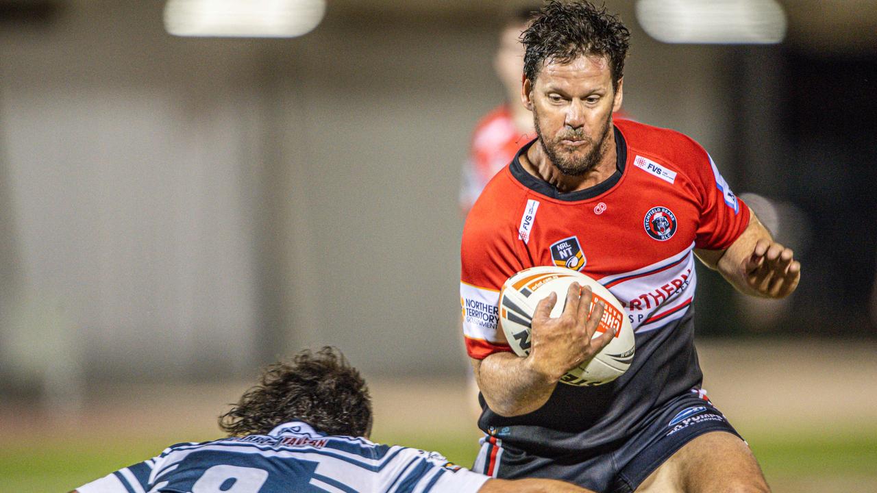 Luke Mahood of the Litchfield Bears against the Darwin Brothers in the 2023 NRL NT prelim final. Picture: Pema Tamang Pakhrin