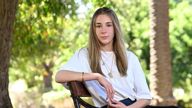 VCE Business Management student Kayla Wonder is demanding answers and action from VCAA to compensate students impacted by exam question leaks. Picture: Josie Hayden