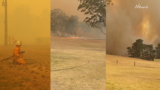 Bushfire sweeps through Adelaide Hills