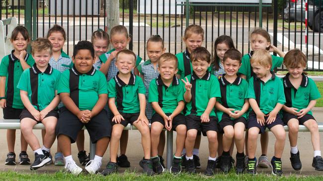 Sometimes bad timing (and blinking) was enough to write off a photo even though these little Bundaberg East State School students did their very best!