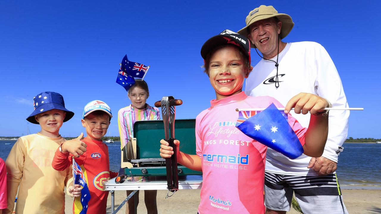 A beachside BBQ at Labrador Broadwater. Pic: Adam Head