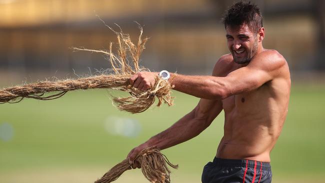 New Sydney Swans captain Josh Kennedy is in top shape. Picture: Phil Hillyard