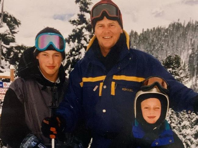 Sons James and Robert praised their father for completing his new doco amid his health battle. Picture: Rob Farnham/Instagram