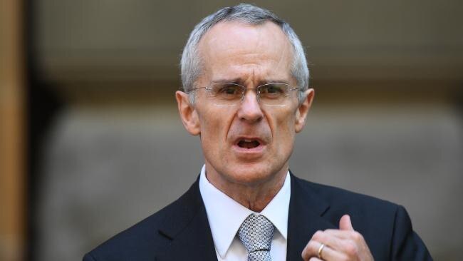 Australian Competition and Consumer Commission chairman Rod Sims speaks to the media during a press conference in Sydney earlier today. (AAP Image/Dean Lewins)