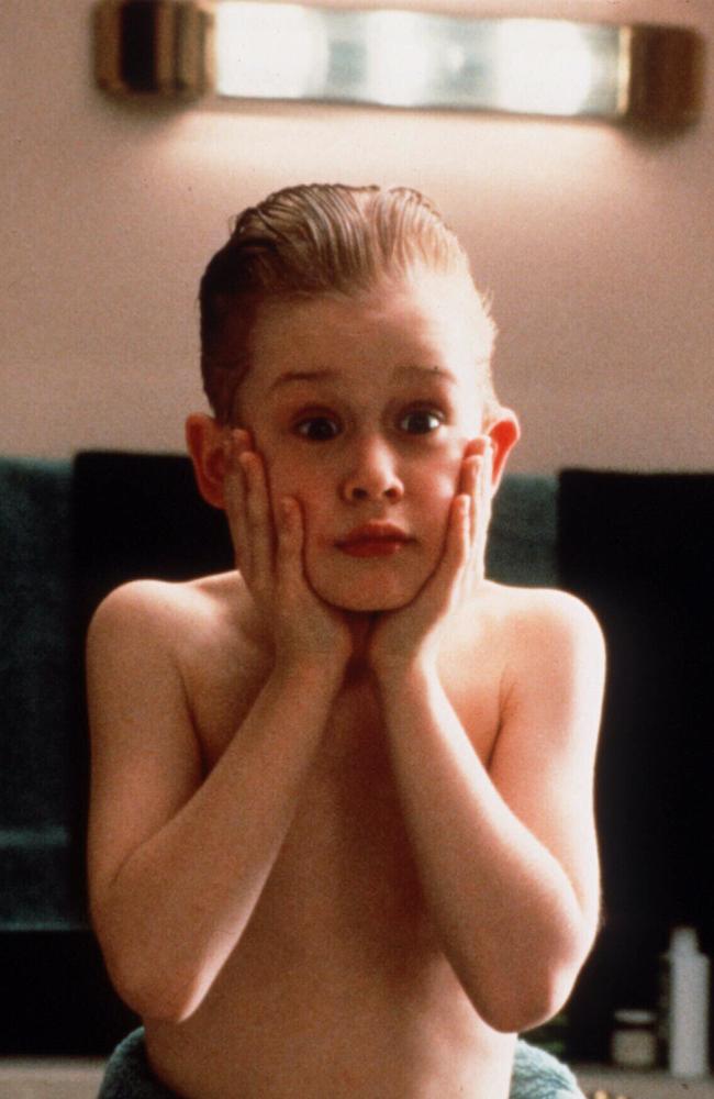 Macaulay Culkin in the 1990 film Home Alone.