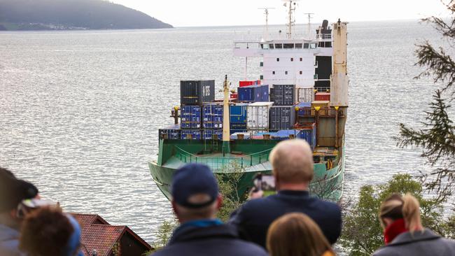 Mr Helberg slept through the whole event only realising what had happened when a neighbour knocked on his door. Picture: Jan Langhaug / NTB / AFP