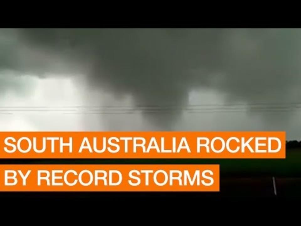 South Australia rocked by record storms